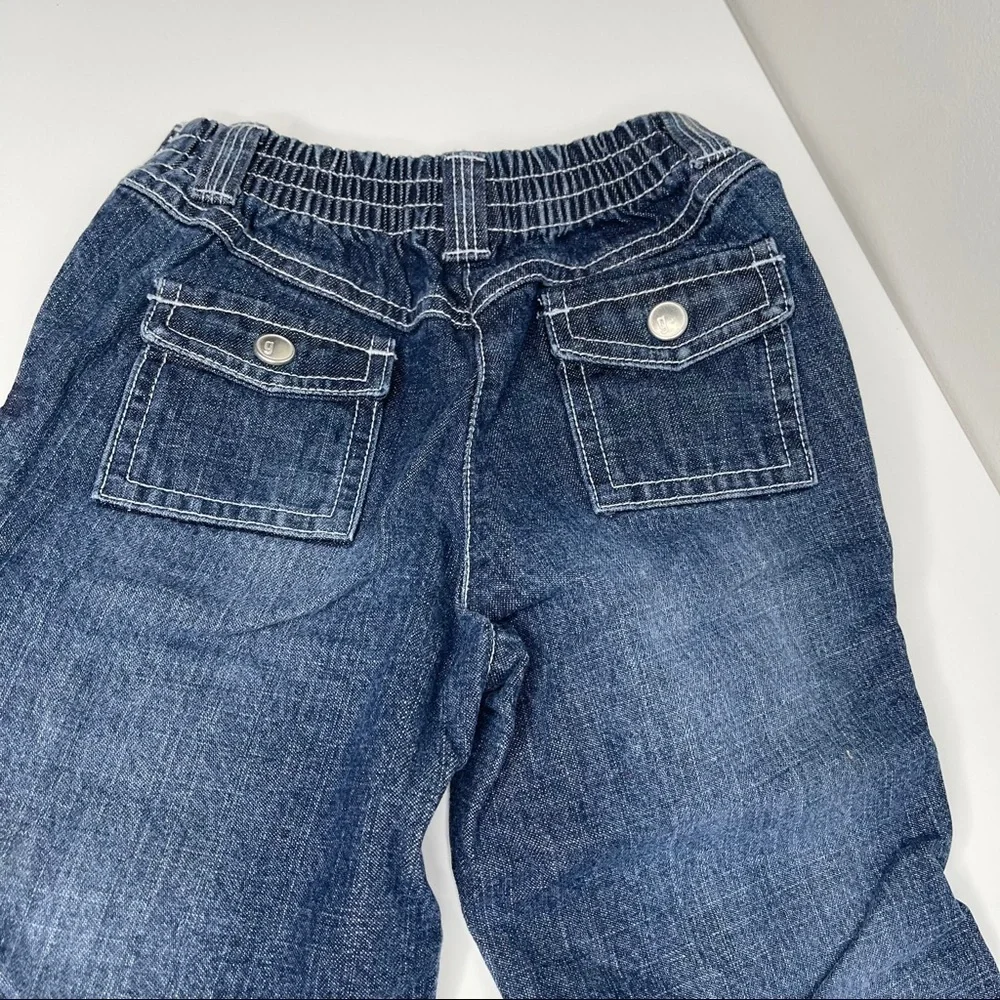 Gymboree button down sweater and jeans